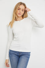 Load image into Gallery viewer, ROUND NECK L/S KNIT TOP
