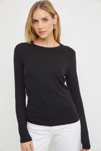 Load image into Gallery viewer, ROUND NECK L/S KNIT TOP