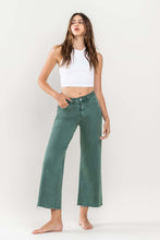Load image into Gallery viewer, HIGH RISE CROP WIDE LEG JEAN
