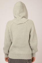 Load image into Gallery viewer, Oversized Balaclava Hoodie Soft Knit Sweater Top