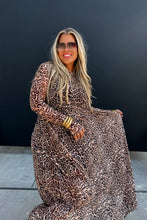 Load image into Gallery viewer, CARMEN SHEER CHEETAH DRESS