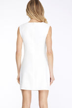 Load image into Gallery viewer, SLEEVELESS ASYMMETRICAL NECK DRESS