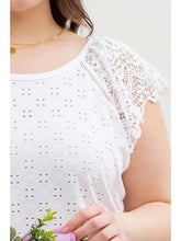 Load image into Gallery viewer, Eyelet Embroidery Knit Top