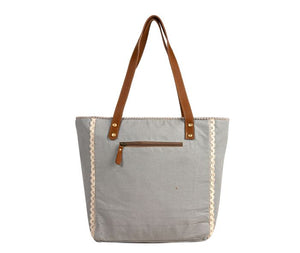 Willow Stream Embroidered Tote Bag