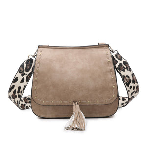 Bailey Crossbody with Animal Print Contrast Strap