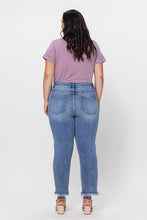 Load image into Gallery viewer, HAMPTON PLUS HIGH RISE STRETCH DISTRESSED CROP STRAIGHT
