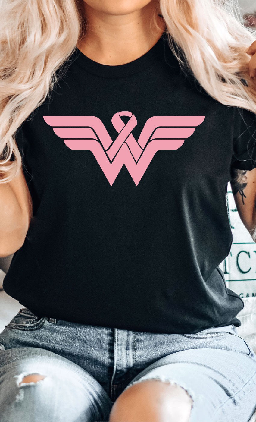 BREAST CANCER SUPERHERO TEE