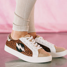 Load image into Gallery viewer, CORKYS BOLT  LEOPARD SNEAKER