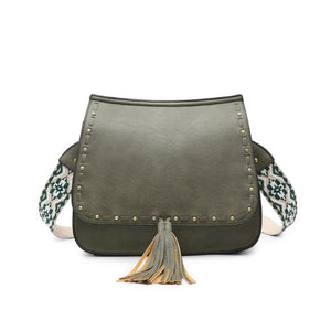 Bailey Crossbody with Animal Print Contrast Strap